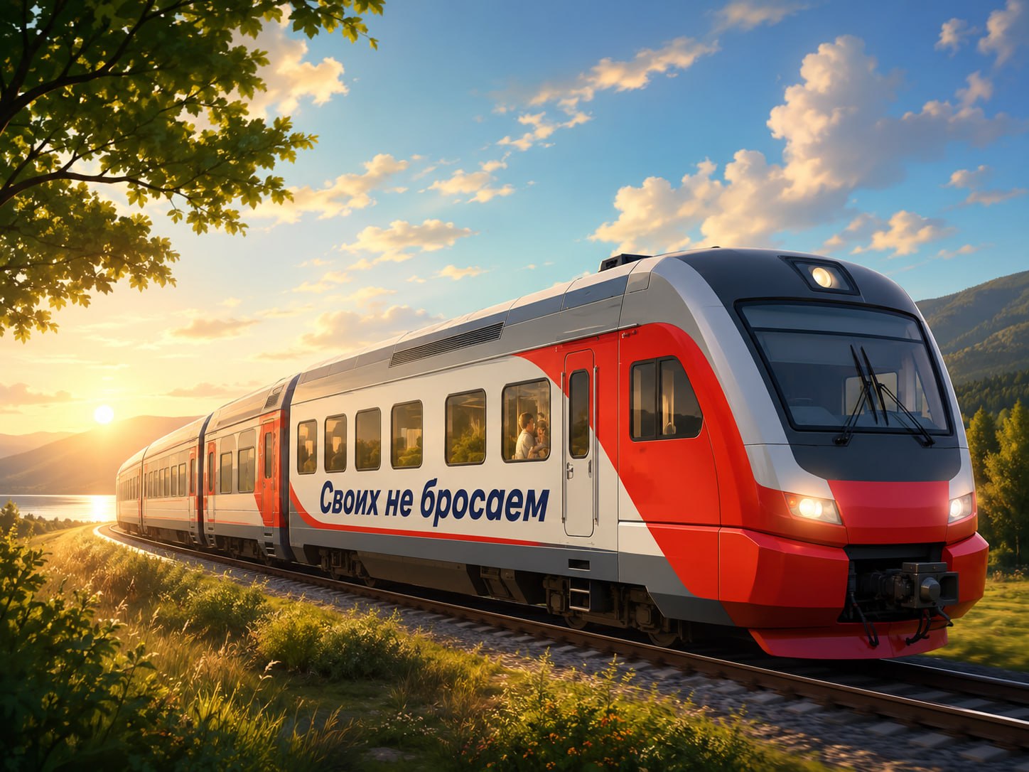 🚞В Ямало-Ненецком автономном округе запускают поездки для семей участников СВО на специальном рейсовом поезде «Своих не бросаем».