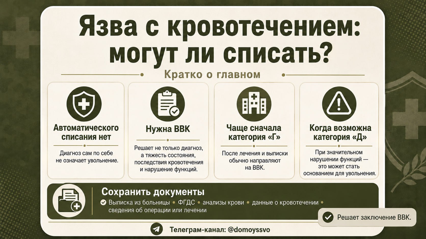 🟢Могут ли списать с язвой двенадцатиперстной кишки?