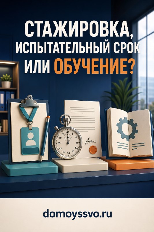 Стажировка, испытательный срок и обучение: в чём разница
