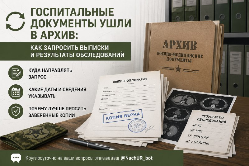 🔁 Госпитальные документы ушли в архив: как вернуть выписки