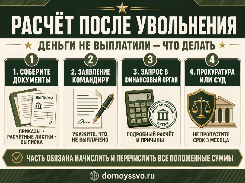 💰 Расчёт после увольнения