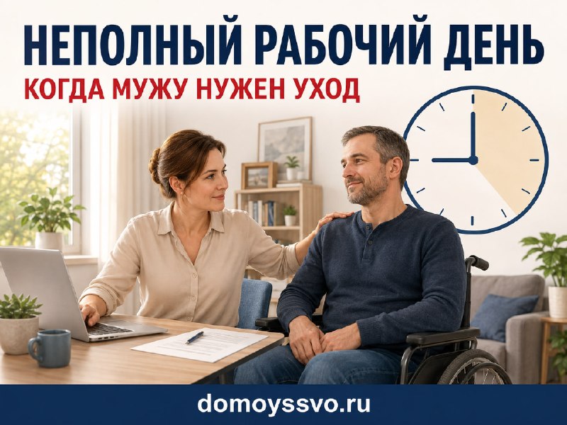 💼 Мужу нужен уход: когда жена может требовать неполный день