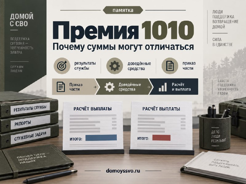 Премия 1010: почему у двух сослуживцев суммы могут отличаться в разы